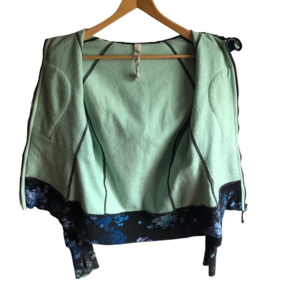 Lululemon Scuba Hoodie *Stretch US 4 Petal Pop Multi / Fresh Teal Lined - Picture 14 of 16